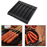 Maxbell Sausage Grilling Pan DIY Waffle Corn maker for Cooking Outdoor Breakfast
