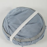 Maxbell Mesh Laundry Hamper Foldable Laundry Basket for Laundry Room, Camping, Home, gray horizontal