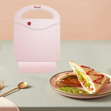 Maxbell Grill Sandwich Maker Machine Panini Nonstick Surface Electric Sandwich Maker Pink