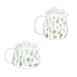 Maxbell Glass Blooming Tea Teapot Durable Tea Blooming Teapot for Anniversary Home Party Small