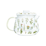 Maxbell Glass Blooming Tea Teapot Durable Tea Blooming Teapot for Anniversary Home Party Small