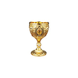 Maxbell 30ml Mini Goblet Vintage Metal Wine Cup Reusable Shatterproof Medieval Style Style E