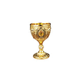 Maxbell 30ml Mini Goblet Vintage Metal Wine Cup Reusable Shatterproof Medieval Style Style E