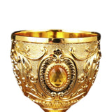 Maxbell 30ml Mini Goblet Vintage Metal Wine Cup Reusable Shatterproof Medieval Style Style E