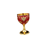 Maxbell 30ml Mini Goblet Vintage Alloy Wine Cup Party Supplies Sturdy European Style Style C