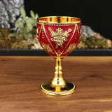 Maxbell 30ml Mini Goblet Vintage Alloy Wine Cup Party Supplies Sturdy European Style Style C