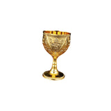 Maxbell 30ml Mini Goblet Vintage Alloy Wine Cup Party Supplies Sturdy European Style Style D