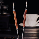Maxbell Coffee Art Pen DIY Coffee Art Tool Latte Art Pen for Espresso Cappuccino Bar Wooden