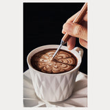 Maxbell Coffee Art Pen DIY Coffee Art Tool Latte Art Pen for Espresso Cappuccino Bar Wooden