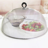 Maxbell Metal Mesh Food Cover Plate Serving Cover for Outdoor Party Camping Diameter 28cm