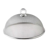 Maxbell Metal Mesh Food Cover Plate Serving Cover for Outdoor Party Camping Diameter 28cm