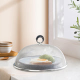Maxbell Metal Mesh Food Cover Plate Serving Cover for Outdoor Party Camping Diameter 28cm