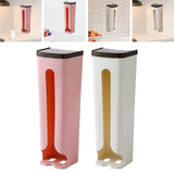 Maxbell Grocery Bag Holder Waterproof Grocery Bag Saver for Restaurant Bathroom Home Pink