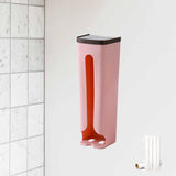 Maxbell Grocery Bag Holder Waterproof Grocery Bag Saver for Restaurant Bathroom Home Pink