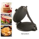 Maxbell DIY Tortilla Maker Bakeware Flour Tortilla Press for Baking Tortillas Crepes 18.5cm