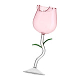 Maxbell Transparent Glasses Cup 280ml for Housewarming Wedding Birthday Celebrations Pink