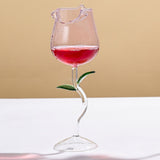 Maxbell Transparent Glasses Cup 280ml for Housewarming Wedding Birthday Celebrations Pink