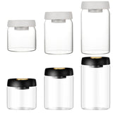 Maxbell Airtight Food Storage Container Vacuum Canister for Candy Grains White 500ml