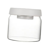 Maxbell Airtight Food Storage Container Vacuum Canister for Candy Grains White 500ml