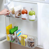 Maxbell 10Pcs Refrigerator Organizer Bins Partition Fridge Storage Container Divider