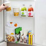 Maxbell 10Pcs Refrigerator Organizer Bins Partition Fridge Storage Container Divider