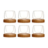 Maxbell Glass Tea Cup Drinkware Creative Double Wall Cups for Home Restaurant Office