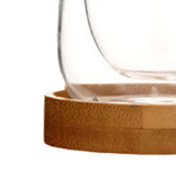 Maxbell Glass Tea Cup Drinkware Creative Double Wall Cups for Home Restaurant Office