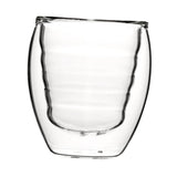 Maxbell 70ml Double Wall Glasses Clear Insulated Mug Drink Mug for Tea Beverage Coffee