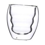 Maxbell Insulated Double Walled Coffee Glass Drinking Glass for Water Espresso Juice