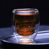 Maxbell Insulated Double Walled Coffee Glass Drinking Glass for Water Espresso Juice
