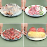 Maxbell 50 Pieces Food Covers Fresh Keeping Saver Bags Kitchen Wraps Caps Food Covers