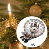 Maxbell 5x Candle Clips Bar Candlestick Holder Clips for Anniversaries Parties Decor