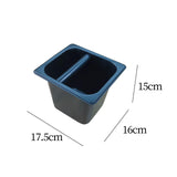 Maxbell Stainless Steel Espresso Knocking Box with Rubber Bar for Coffee Shop Office M