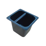 Maxbell Stainless Steel Espresso Knocking Box with Rubber Bar for Coffee Shop Office M