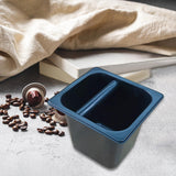 Maxbell Stainless Steel Espresso Knocking Box with Rubber Bar for Coffee Shop Office M