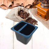 Maxbell Stainless Steel Espresso Knocking Box with Rubber Bar for Coffee Shop Office M