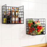 Maxbell Farmhouse Food Storage Mesh Bin for Fruits Vegetables Snacks Bathroom Pantry