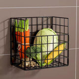 Maxbell Farmhouse Food Storage Mesh Bin for Fruits Vegetables Snacks Bathroom Pantry