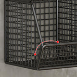 Maxbell Fruit Storage Basket Wall Mounted Hanging Kitchen Basket for Kitchen Closet