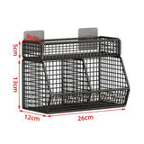 Maxbell Fruit Storage Basket Wall Mounted Hanging Kitchen Basket for Kitchen Closet