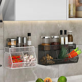 Maxbell Fruit Storage Basket Wall Mounted Hanging Kitchen Basket for Kitchen Closet