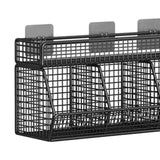 Maxbell Fruit Storage Basket Wall Mounted Hanging Kitchen Basket for Kitchen Closet