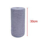 Maxbell Microfiber Cleaning Cloth Microfiber Towels Roll for Housheold Bar Tableware Blue