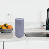 Maxbell Microfiber Cleaning Cloth Microfiber Towels Roll for Housheold Bar Tableware Blue