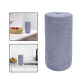 Maxbell Microfiber Cleaning Cloth Microfiber Towels Roll for Housheold Bar Tableware Blue