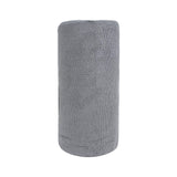 Maxbell Microfiber Cleaning Cloth Microfiber Towels Roll for Housheold Bar Tableware Gray
