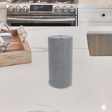 Maxbell Microfiber Cleaning Cloth Microfiber Towels Roll for Housheold Bar Tableware Gray