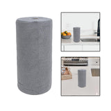 Maxbell Microfiber Cleaning Cloth Microfiber Towels Roll for Housheold Bar Tableware Gray