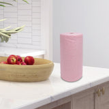 Maxbell Microfiber Cleaning Cloth Microfiber Towels Roll for Housheold Bar Tableware Pink