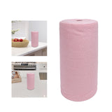 Maxbell Microfiber Cleaning Cloth Microfiber Towels Roll for Housheold Bar Tableware Pink